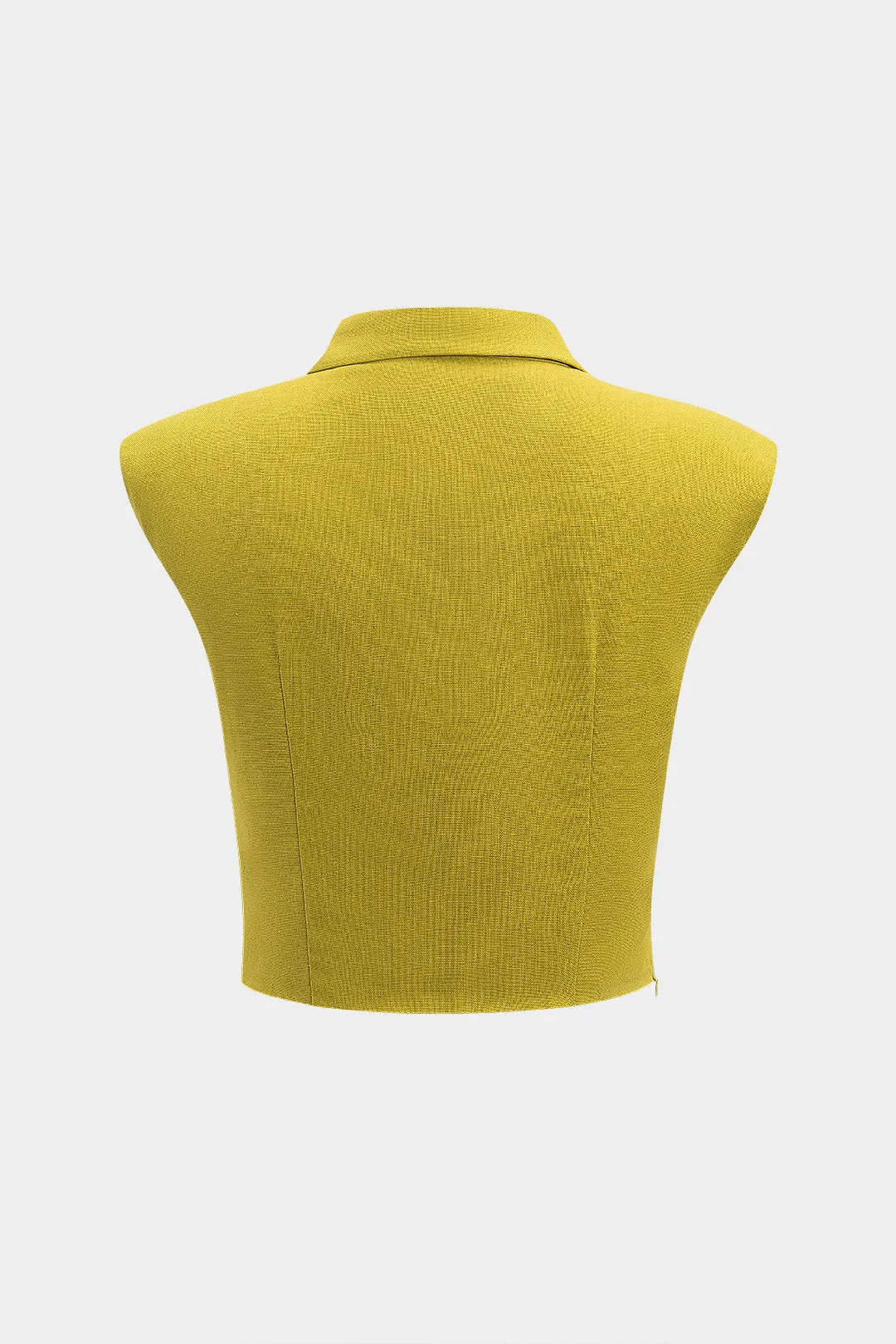 Linned krydsede Ruched Tank Top sold by Micas product image thumbnail 2