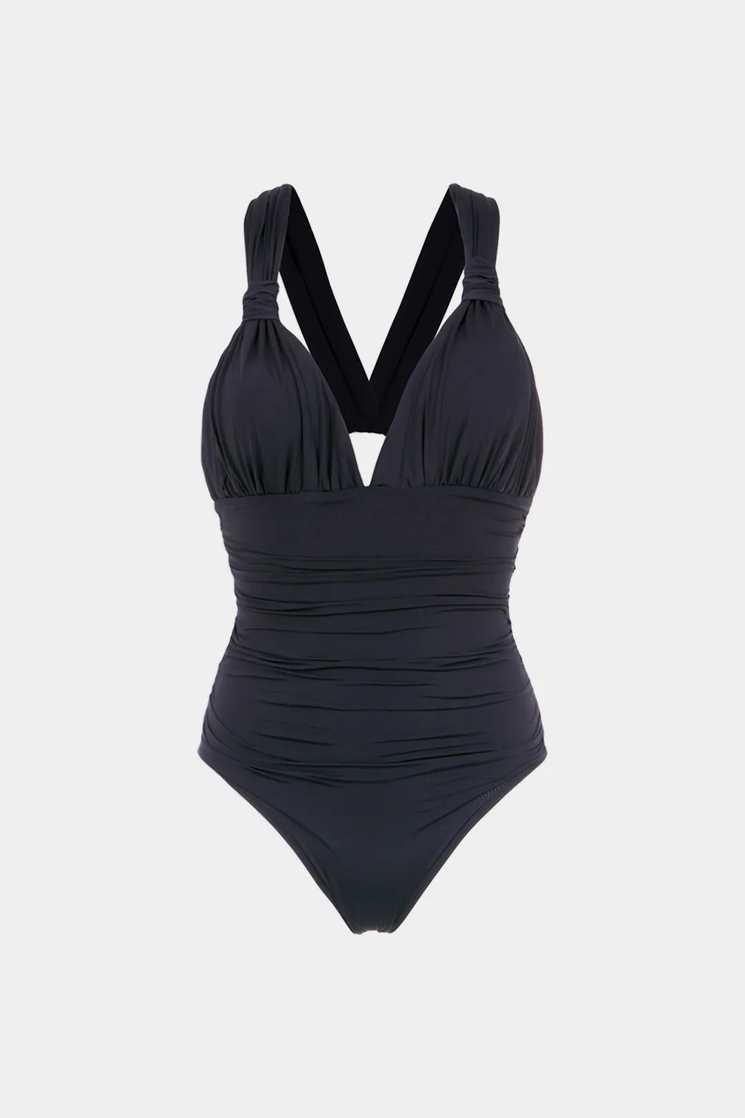 Ruched ærmeløs bodysuit sold by Micas