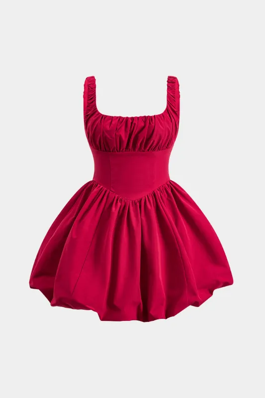 Ruched ærmeløs mini kjole sold by Micas
