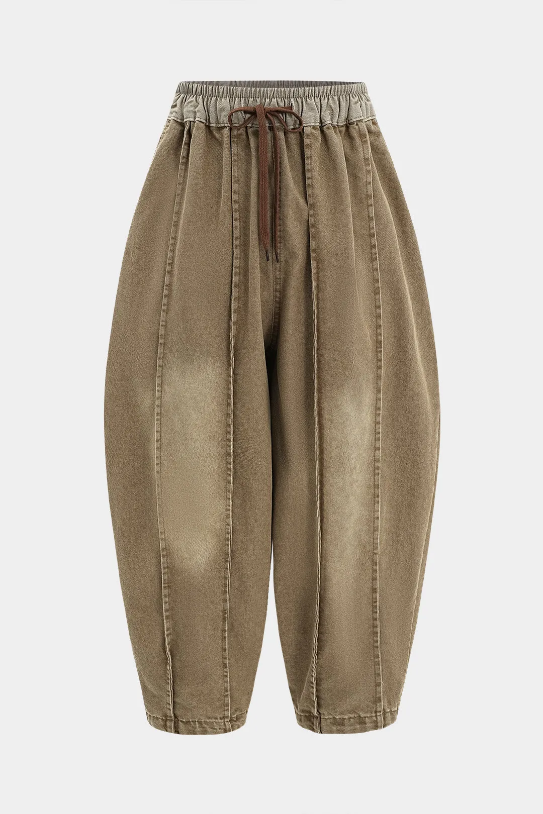 Denim falmede brede ben tønde jeans sold by Micas