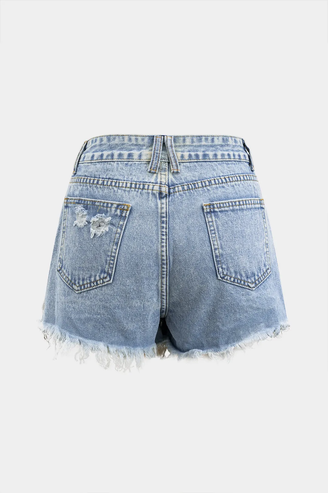 Denim vaskede knaplommehorts sold by Micas product image thumbnail 2