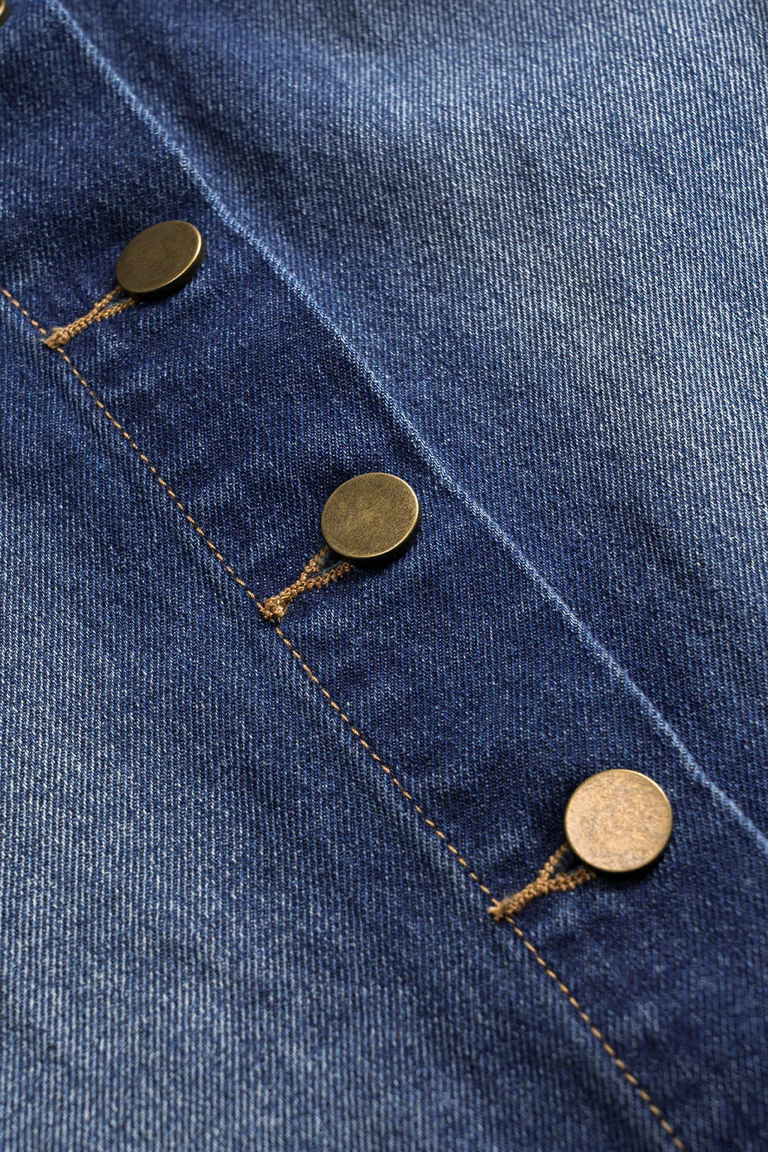 Denim High Slit High Waist Skirt sold by Micas product image thumbnail 3