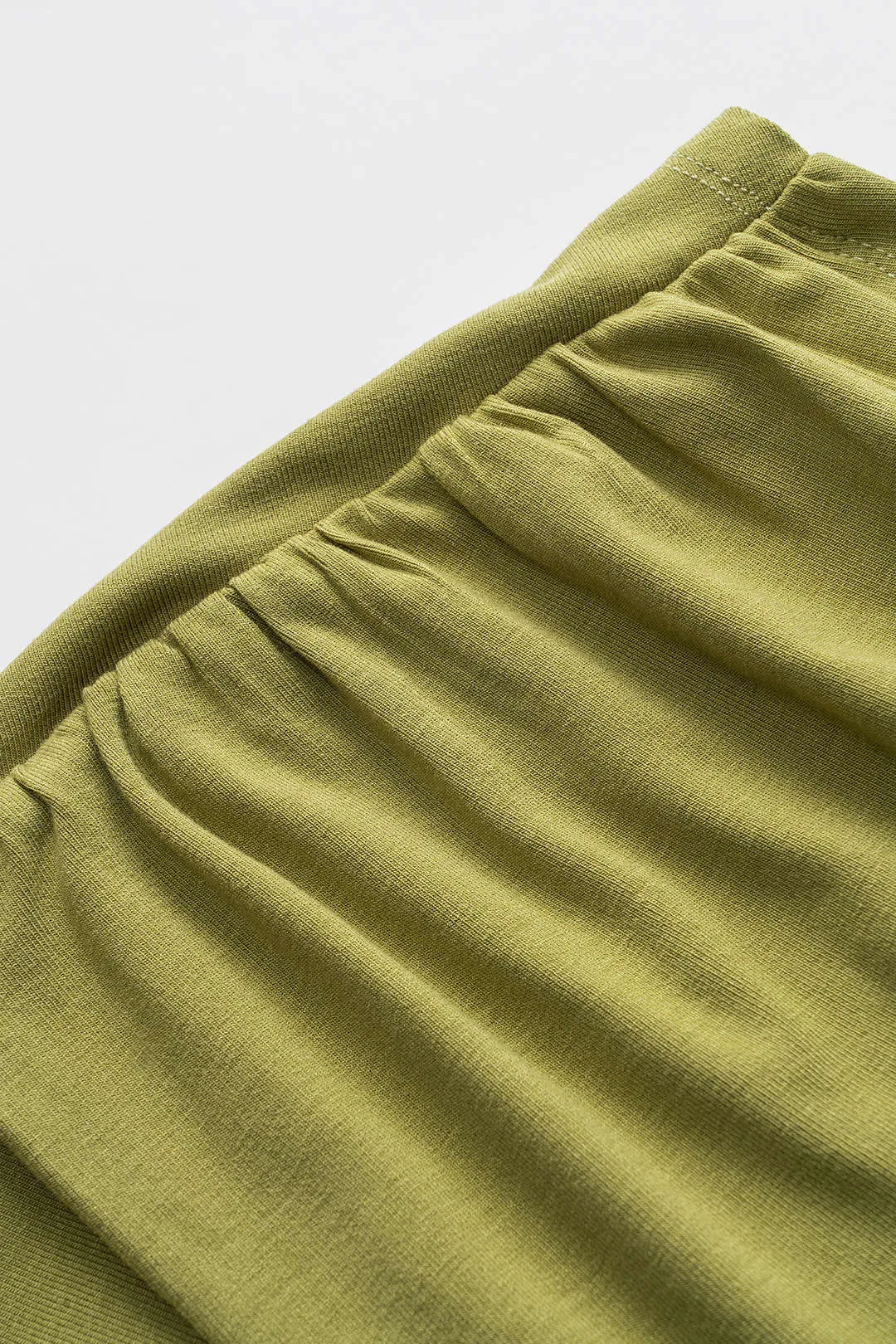 Ruched V-hals kortærmet midi kjole sold by Micas product image thumbnail 5
