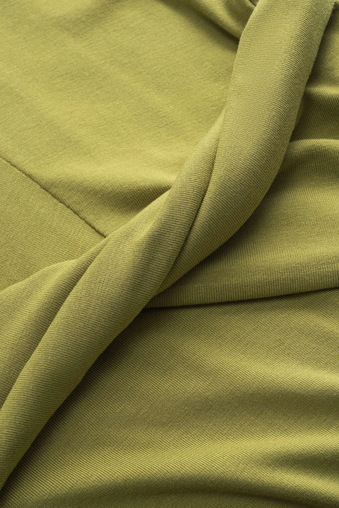 Ruched V-hals kortærmet midi kjole sold by Micas product image thumbnail 3