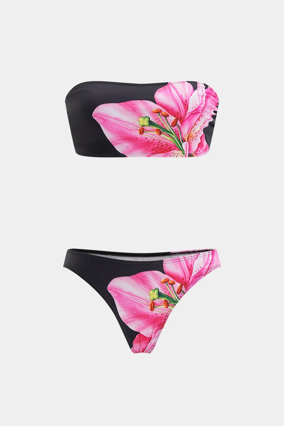 Blomsterprint bikini sæt med dækning op sold by Micas product image thumbnail 2