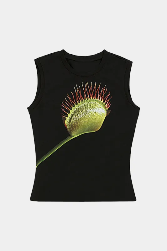 Retro Print Tank Top sold by Micas