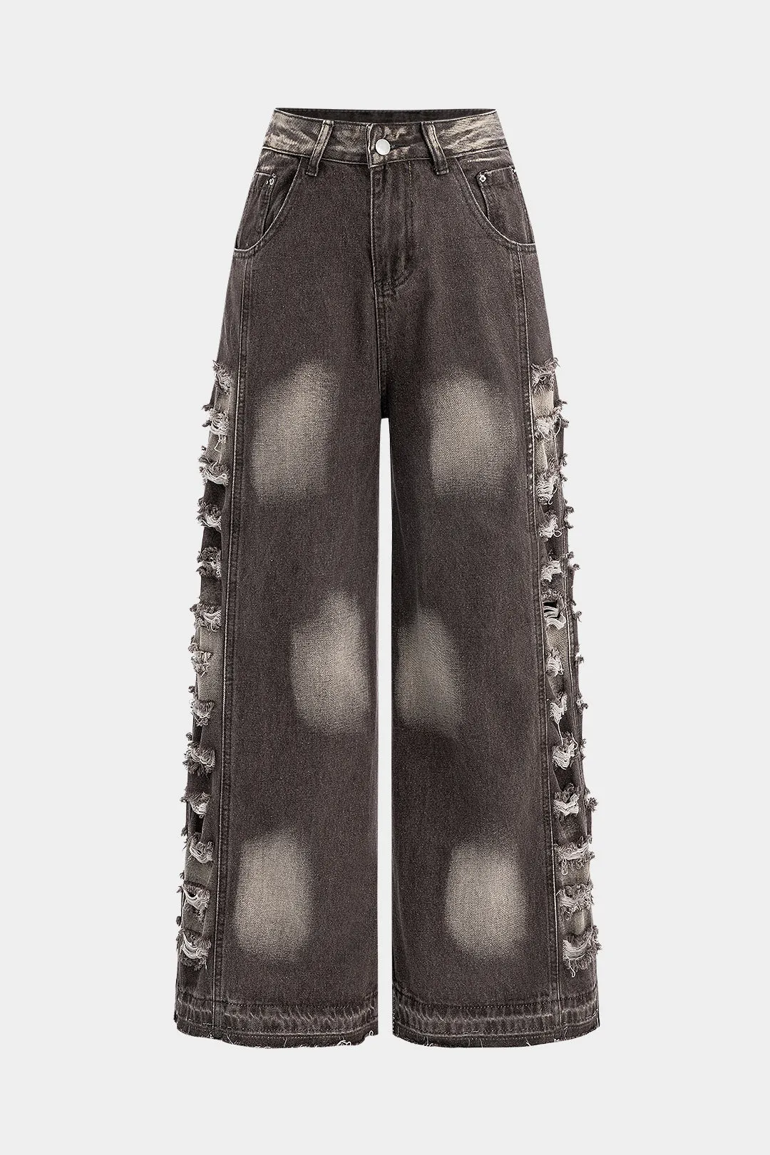 Denim nødlidende hule ud jeans sold by Micas