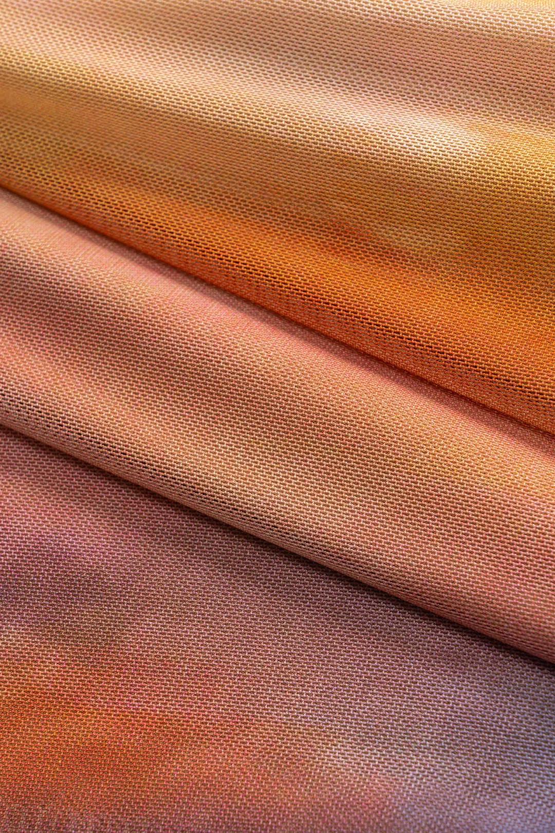 Tie farvestofprint mesh ruched langærmet maxi kjole sold by Micas product image thumbnail 4