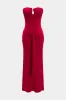 Stropløs ærmeløs metallisk stroppet maxi -kjole sold by Micas