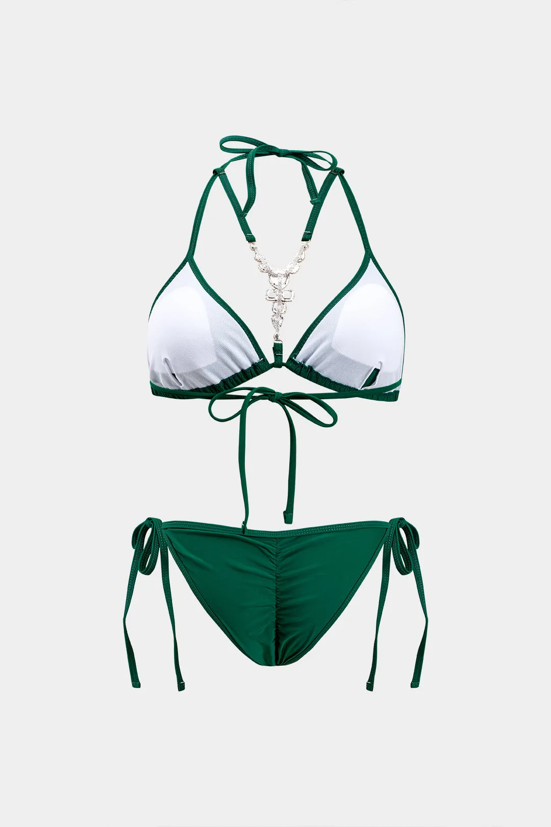 Rhinestone Strappy Bikini Set sold by Micas product image thumbnail 2