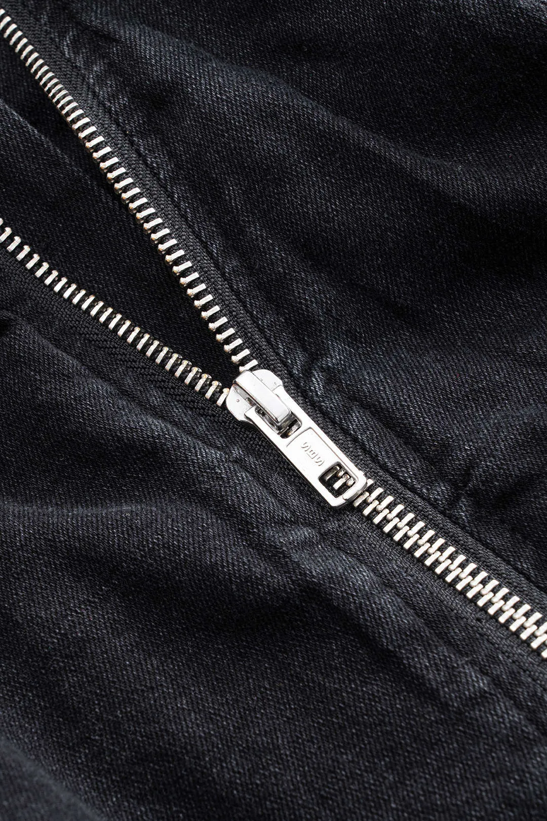 Denim lynlås høj talje split nederdel sold by Micas product image thumbnail 3