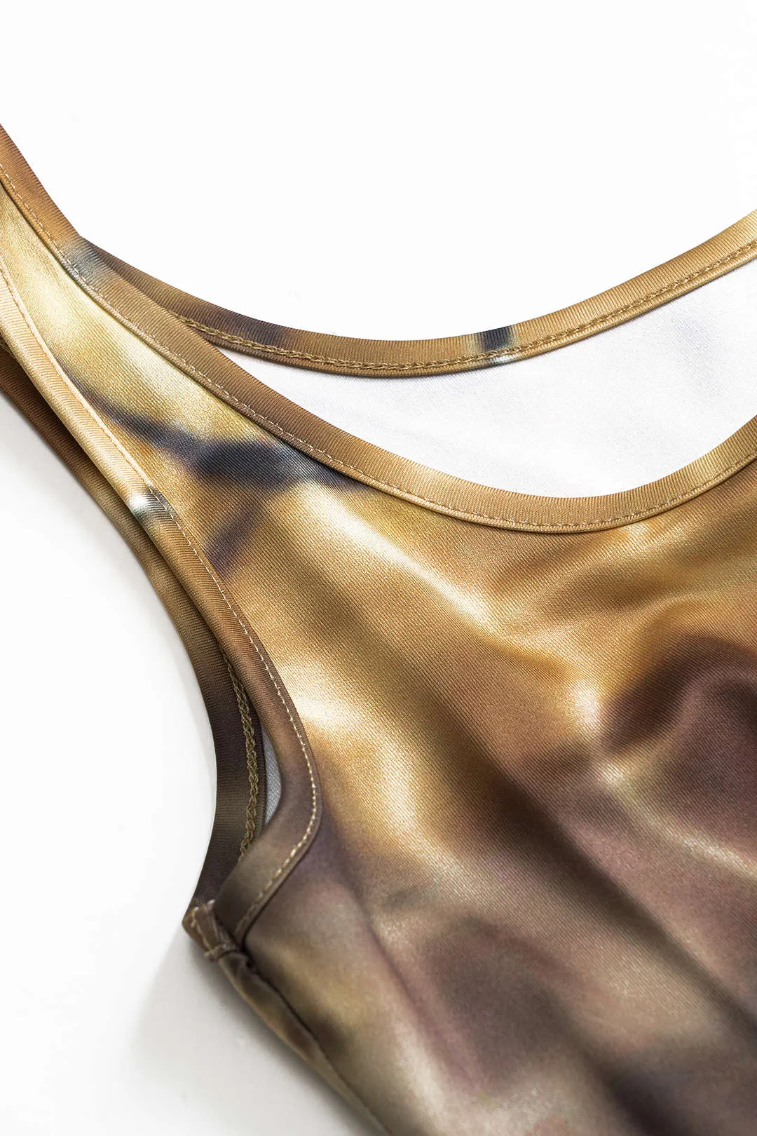 Abstrakt print ærmeløs bodysuit sold by Micas product image thumbnail 3