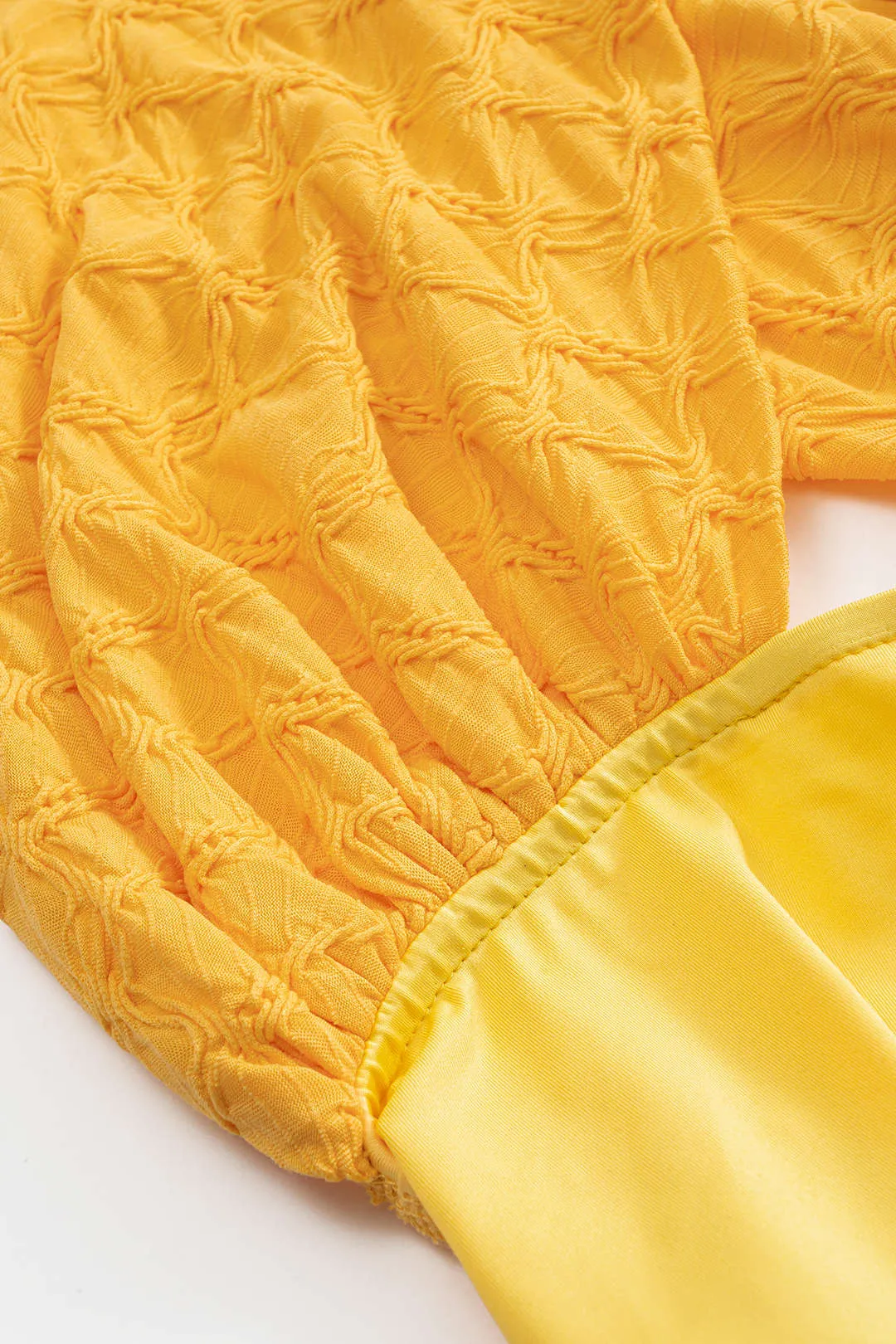 Patchwork krydsede ærmeløs bodysuit sold by Micas product image thumbnail 3