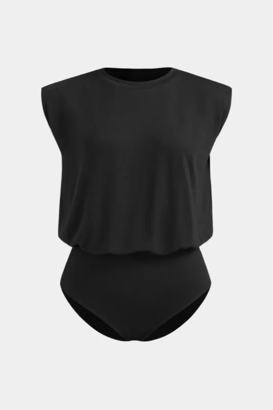 Plus størrelse patchwork bodysuit sold by Micas