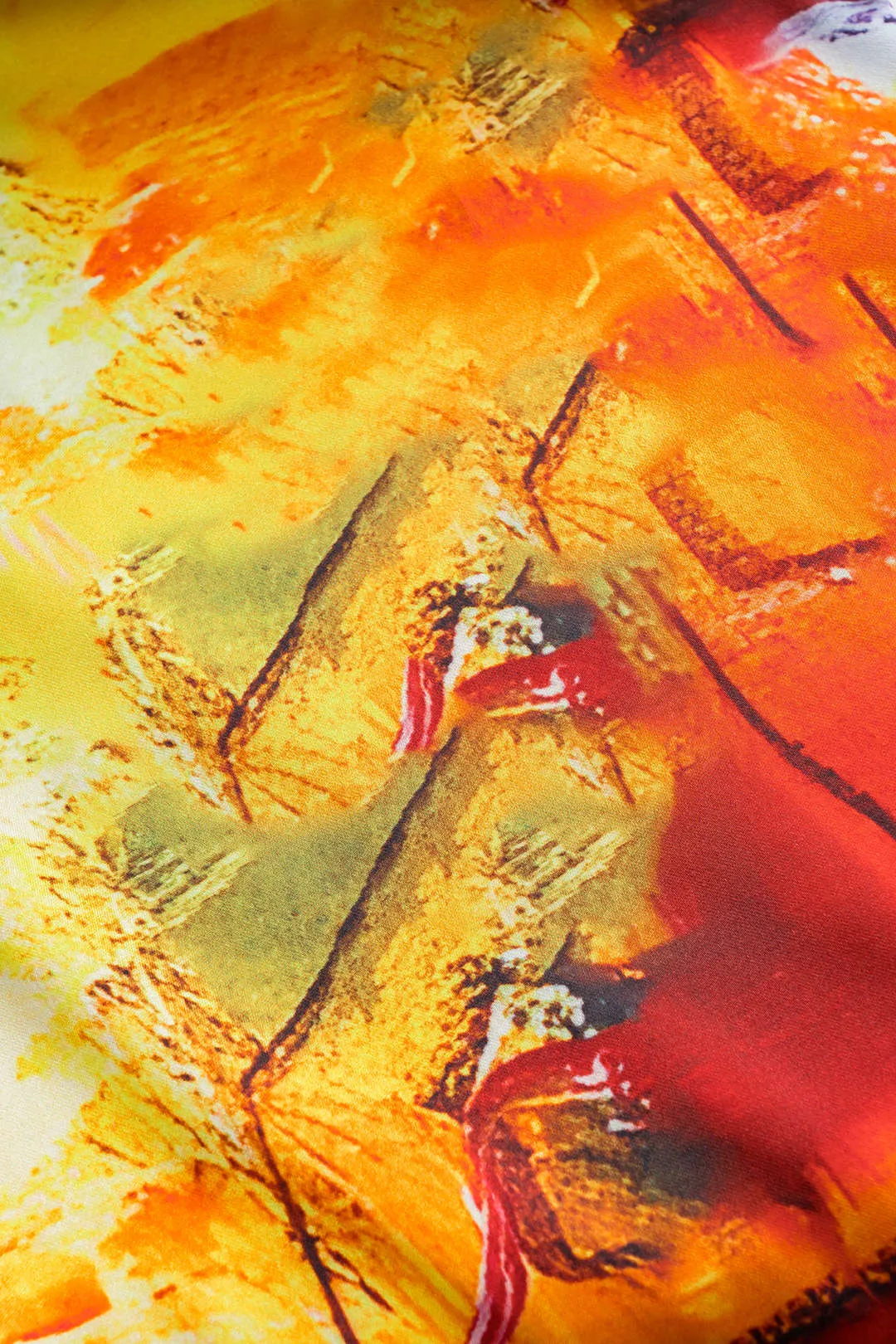 Abstract Print Satin Pocket Bukser sold by Micas product image thumbnail 5