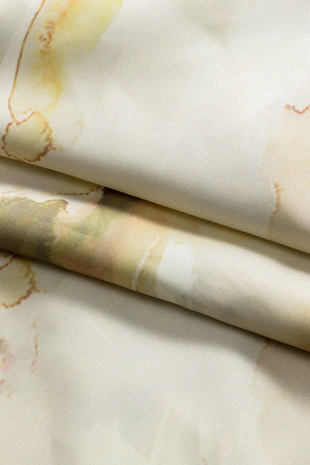 Abstrakt akvarelprint satin ruched knap lomme brede ben bukser sold by Micas product image thumbnail 4