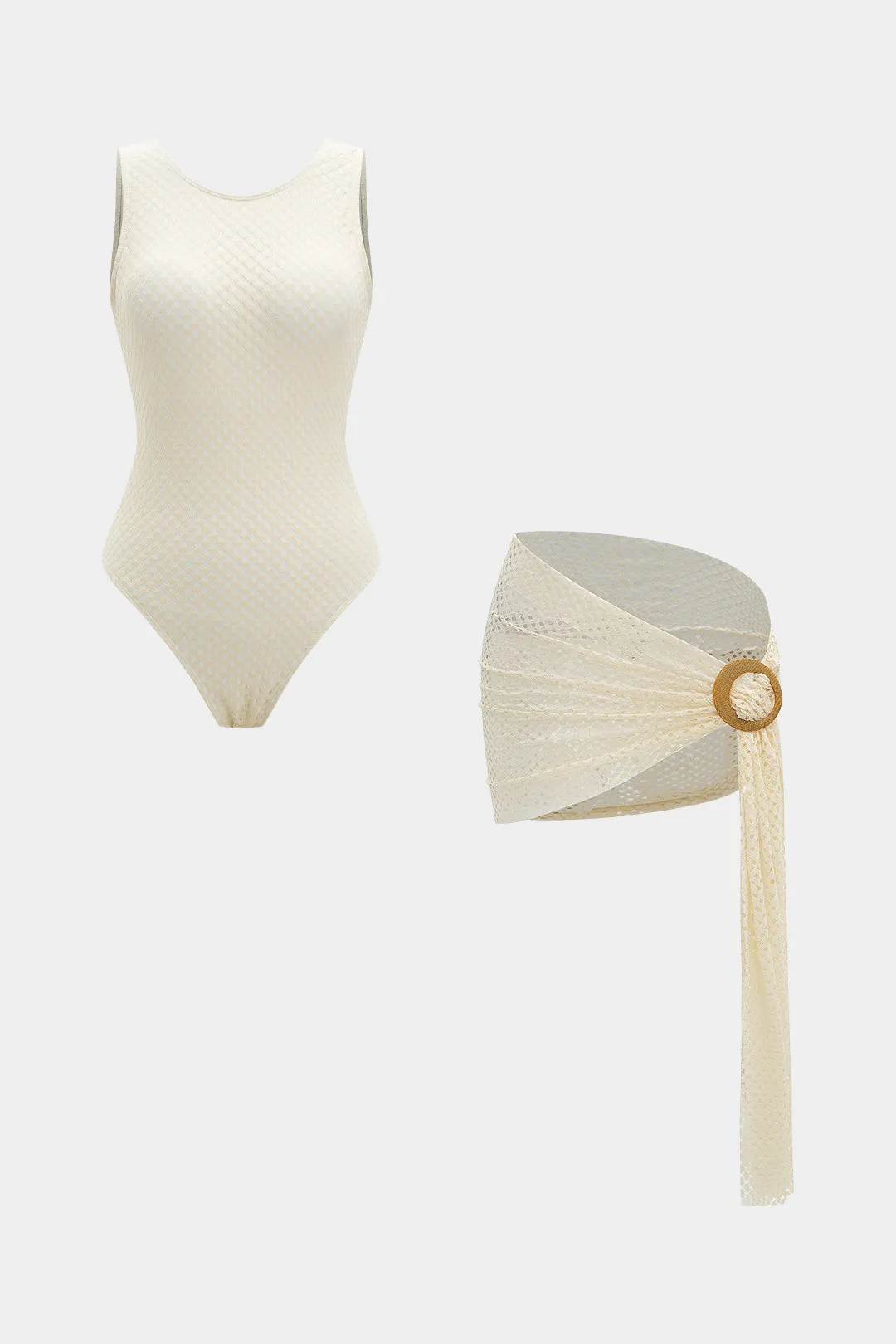 Hul ud mavekontrol badetøj og dæk op sæt sold by Micas product image thumbnail 2