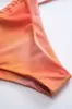 Ombre Print Mesh Tie-Up Bikini Set sold by Micas