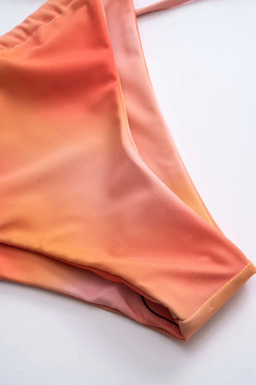 Ombre Print Mesh Tie-Up Bikini Set sold by Micas product image thumbnail 4