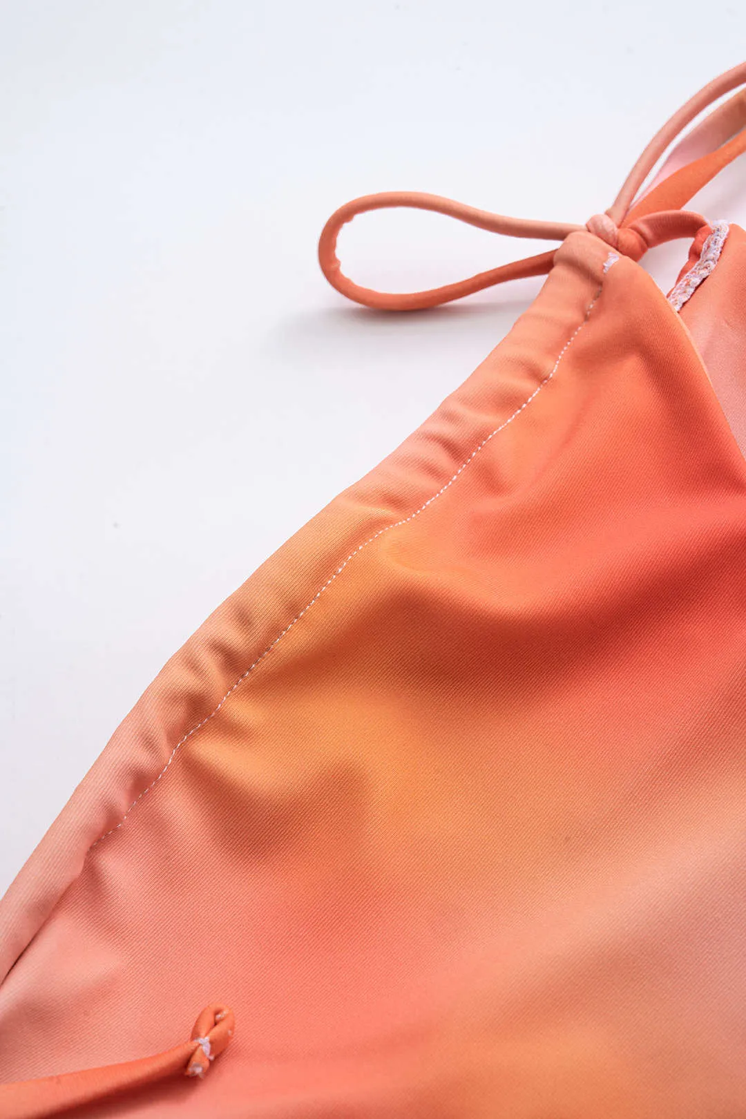 Ombre Print Mesh Tie-Up Bikini Set sold by Micas product image thumbnail 5