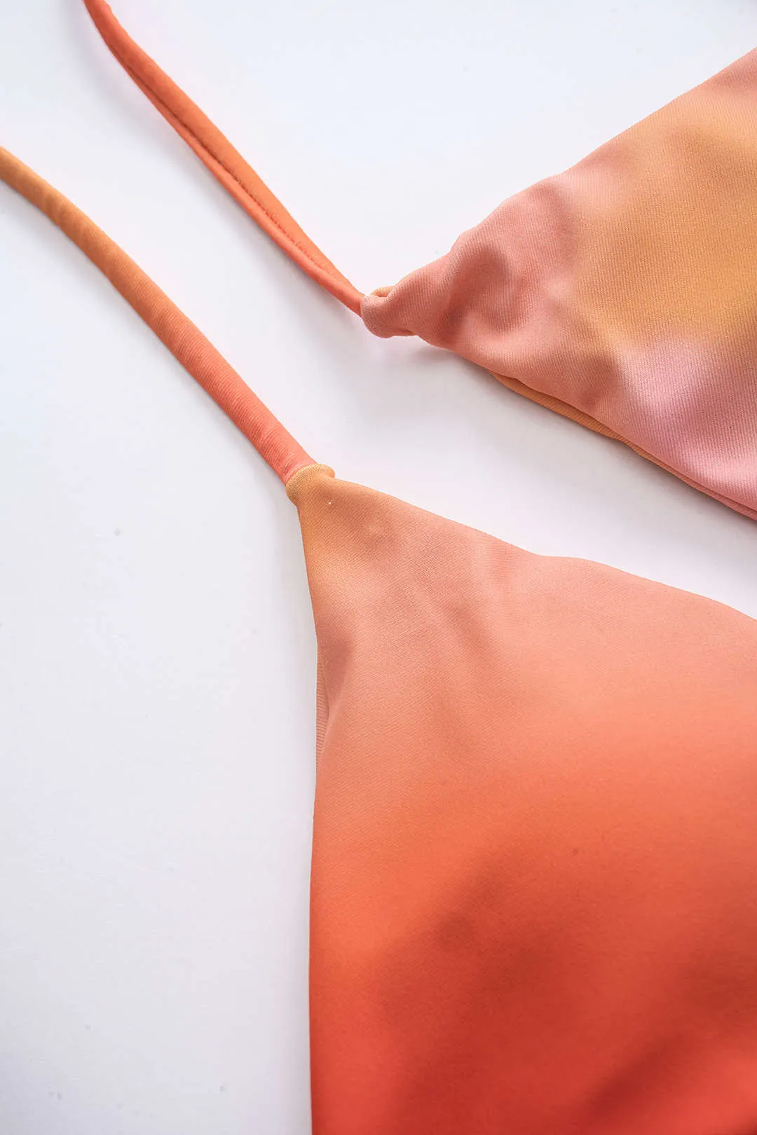 Ombre Print Mesh Tie-Up Bikini Set sold by Micas product image thumbnail 3