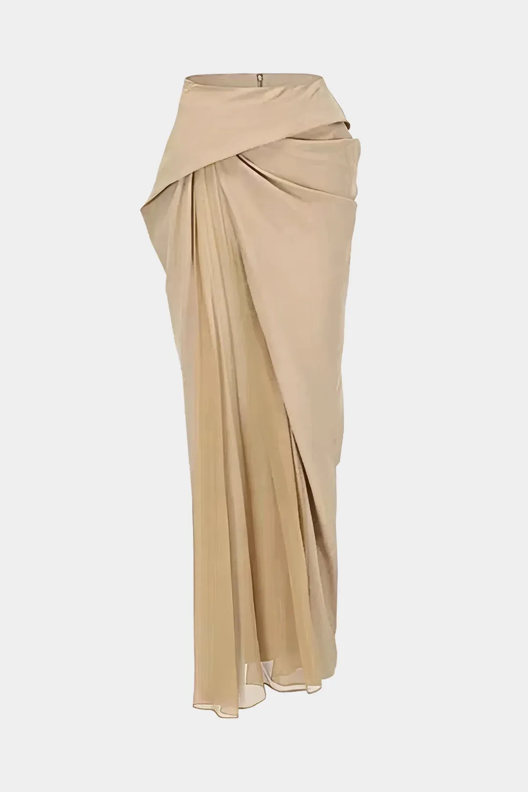 Mesh patchwork nederdel sold by Micas