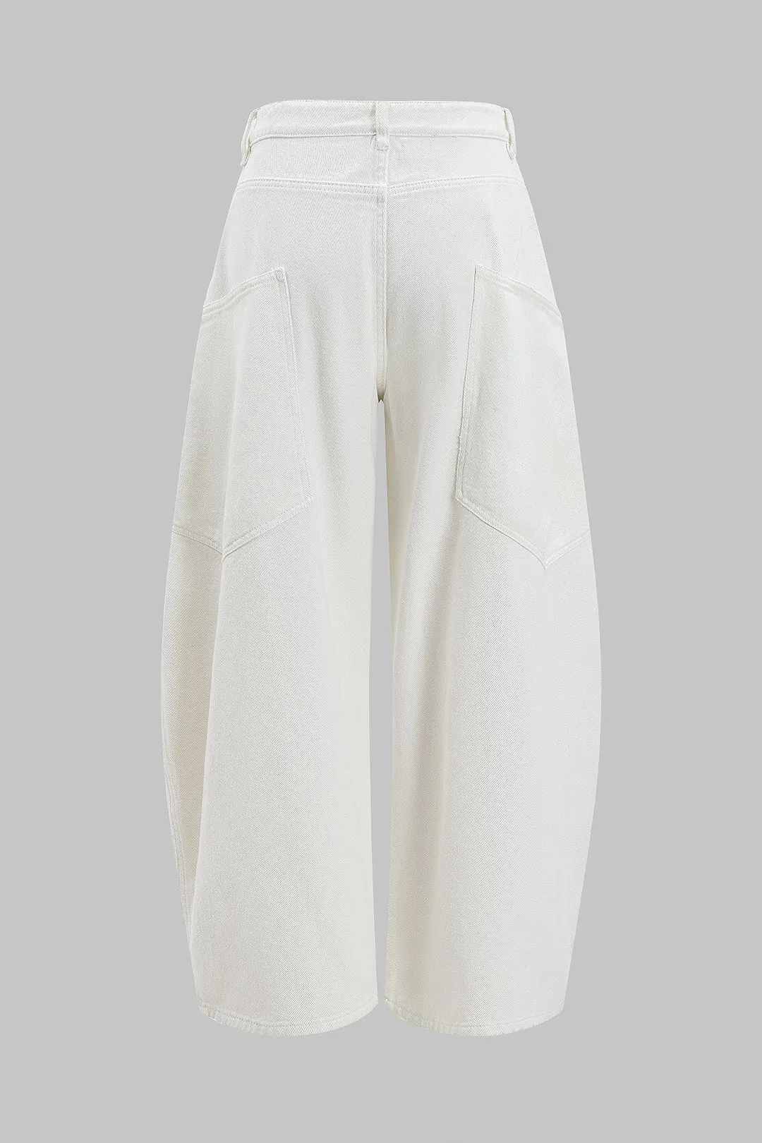 Rippet lynlås brede ben tønde jeans sold by Micas product image thumbnail 2