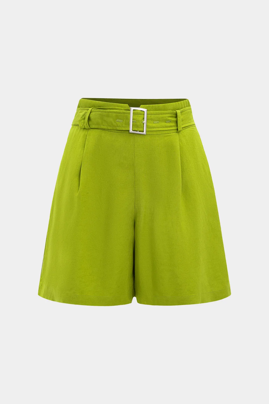 Solid bæltet shorts sold by Micas