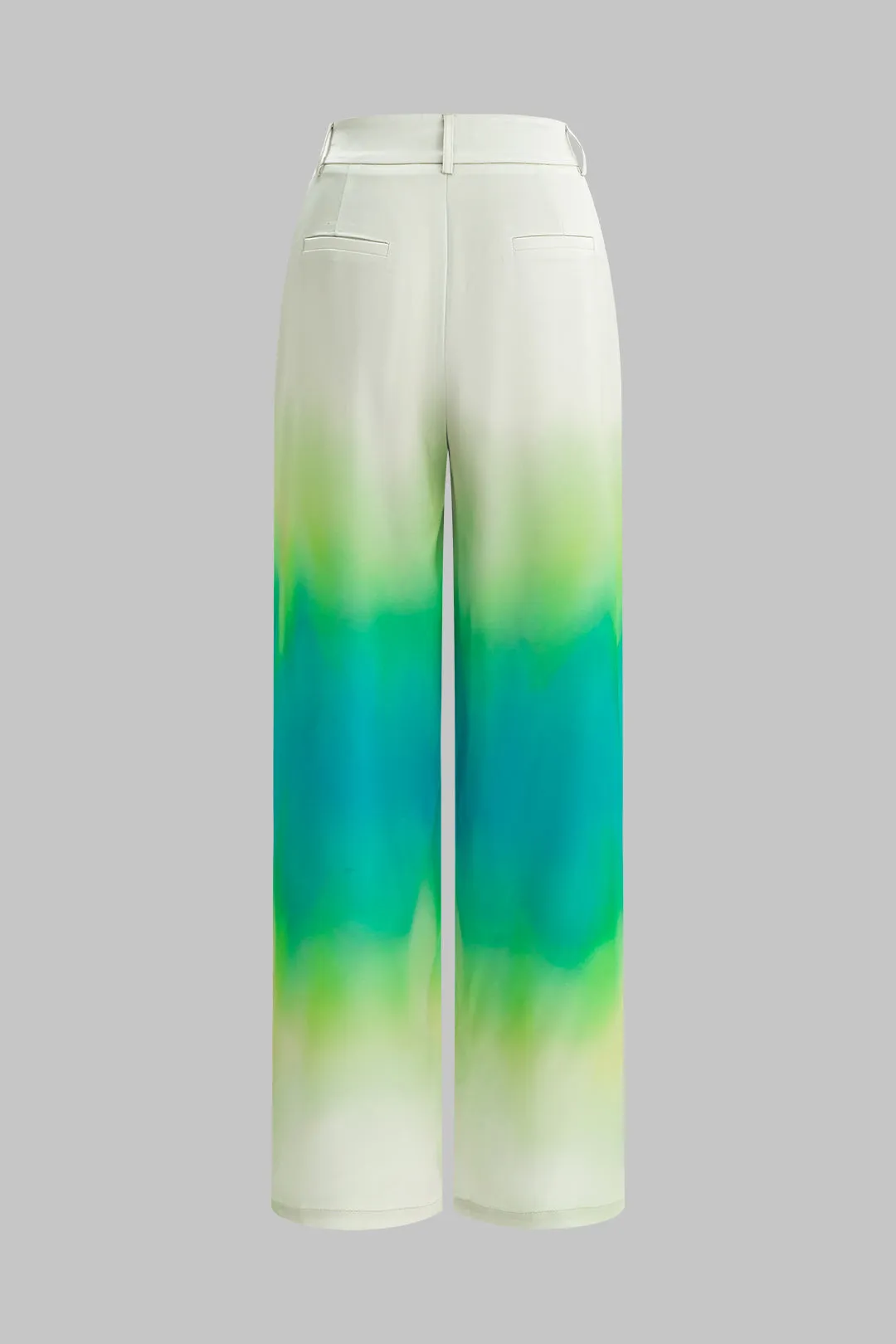 Ombre print satin brede ben bukser sold by Micas product image thumbnail 2