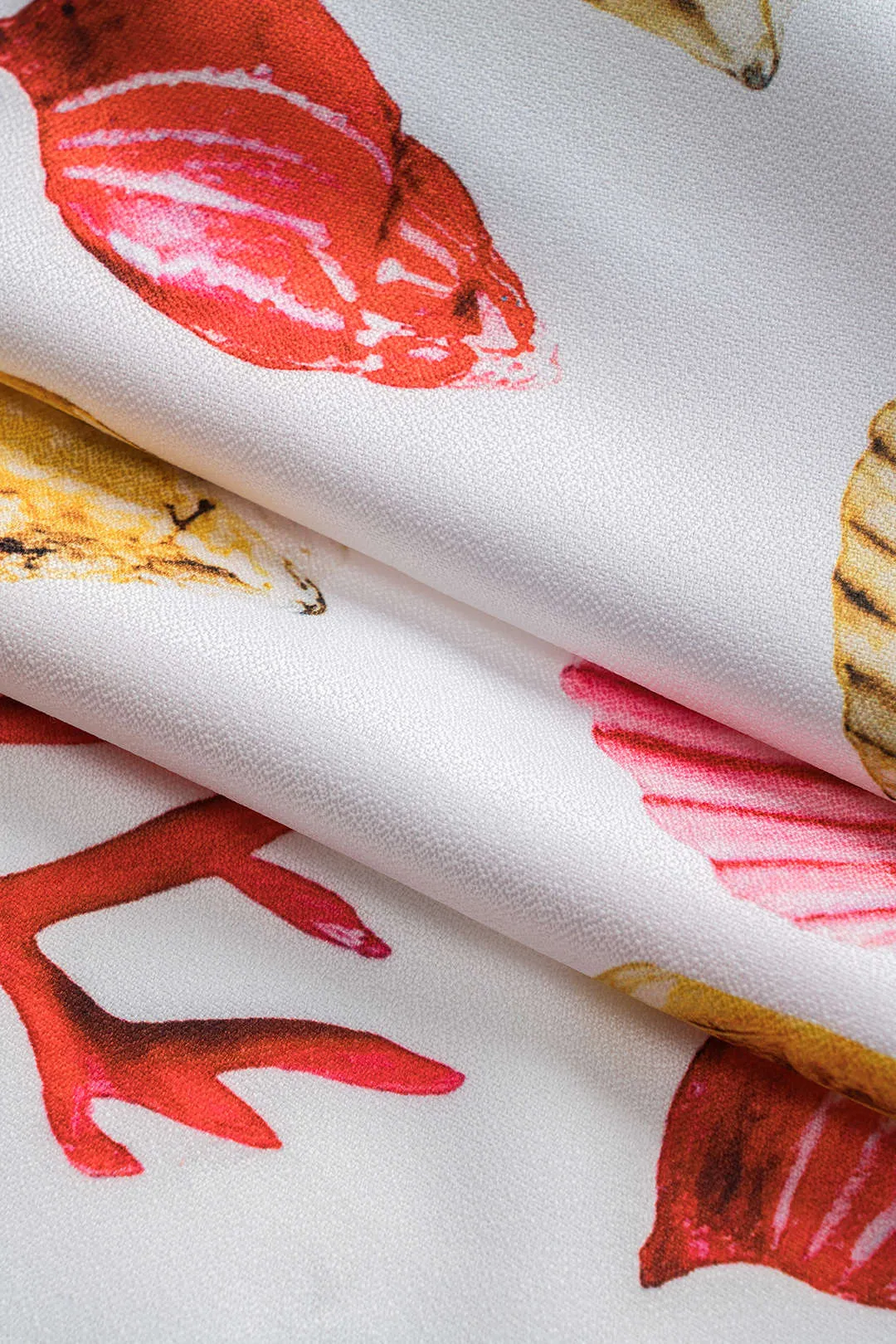 Tropisk print satin nederdel sold by Micas product image thumbnail 4