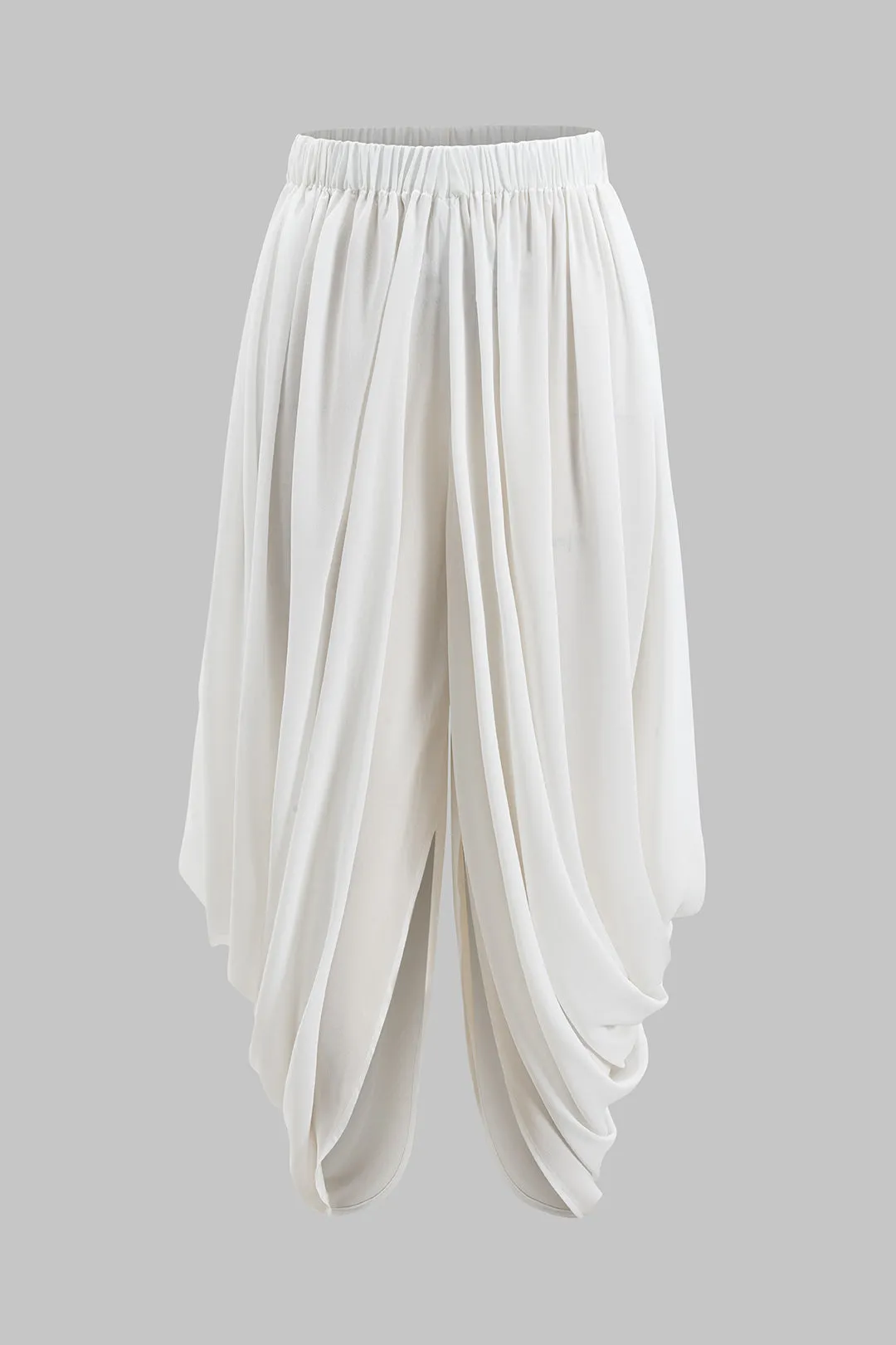 Chiffon Ruched høje talje bukser sold by Micas