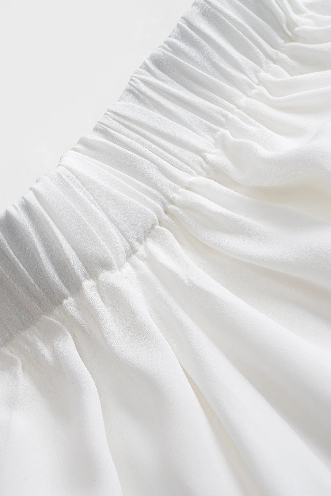 Chiffon Ruched høje talje bukser sold by Micas product image thumbnail 3