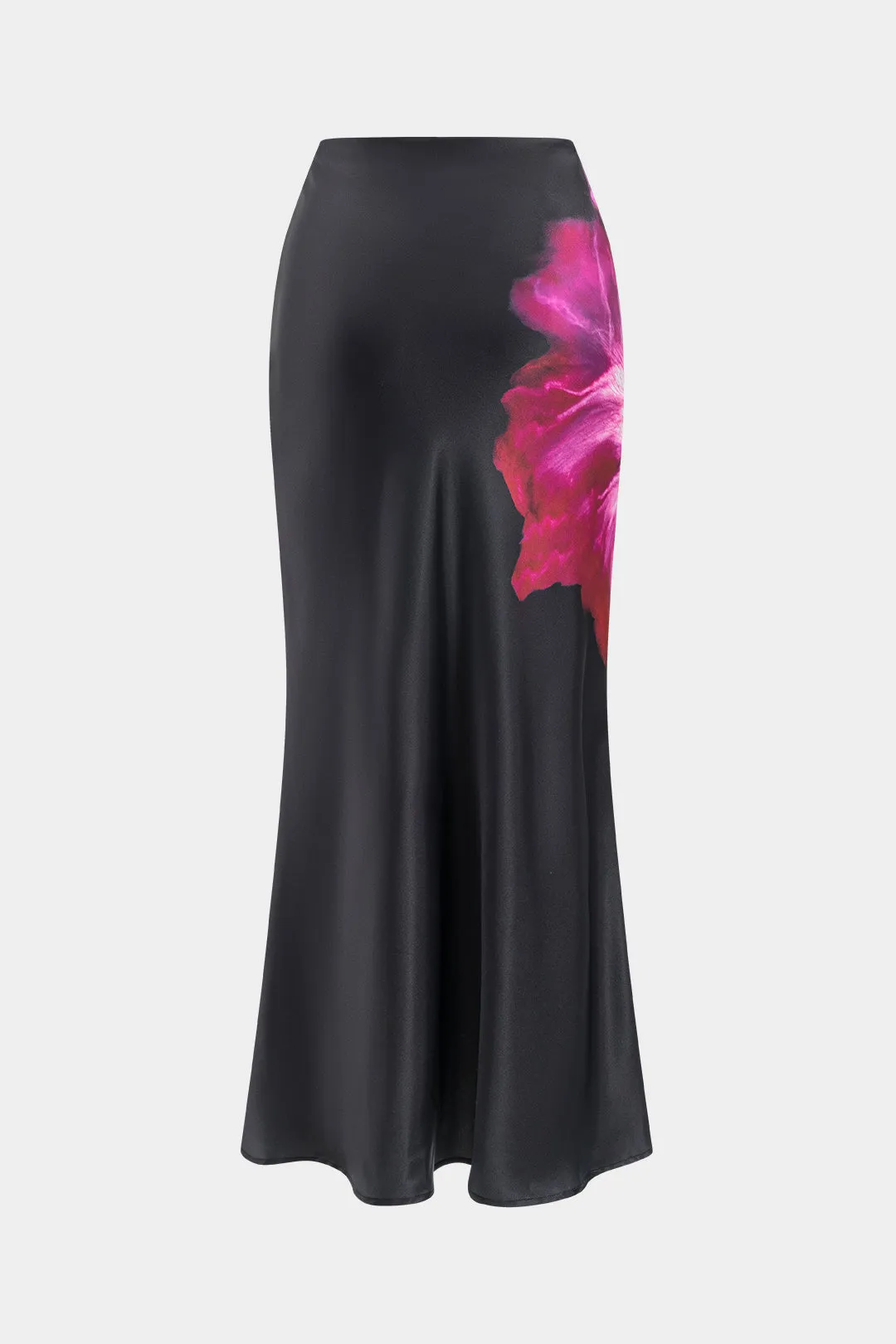 Blomsterprint Satin Høj talje nederdel sold by Micas product image thumbnail 2