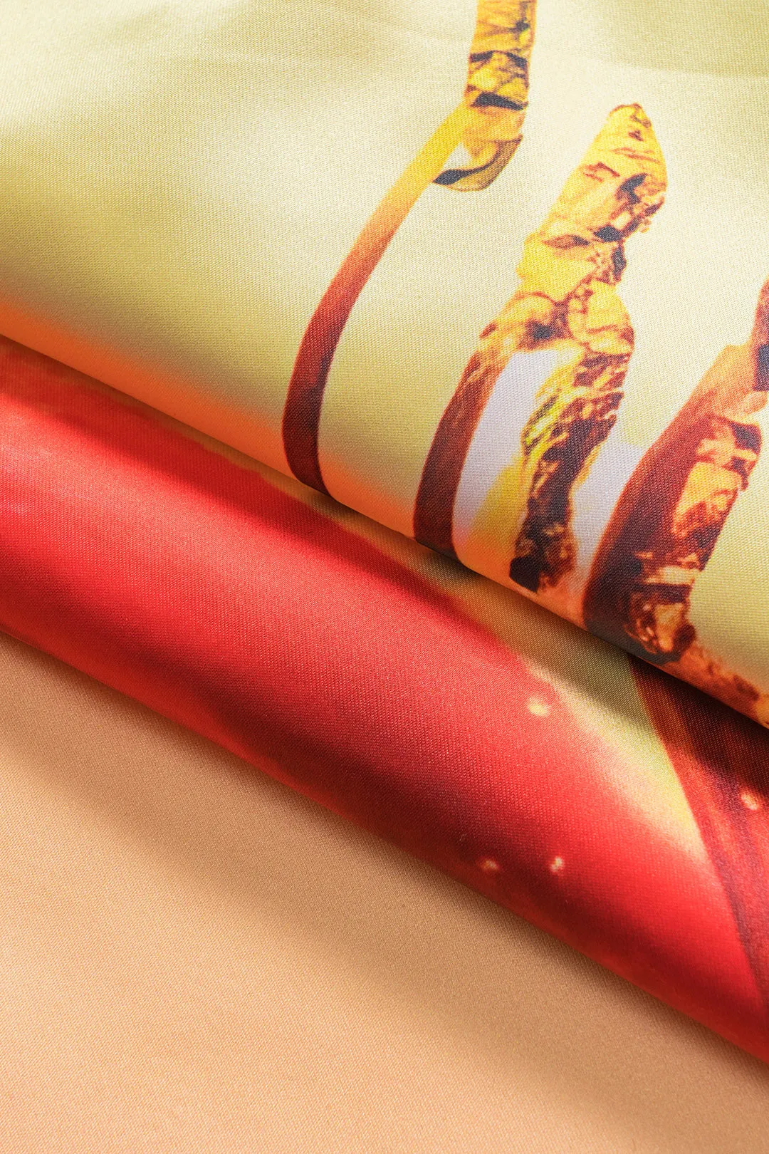 Blomsterprint satin asymmetrisk nederdel sold by Micas product image thumbnail 4