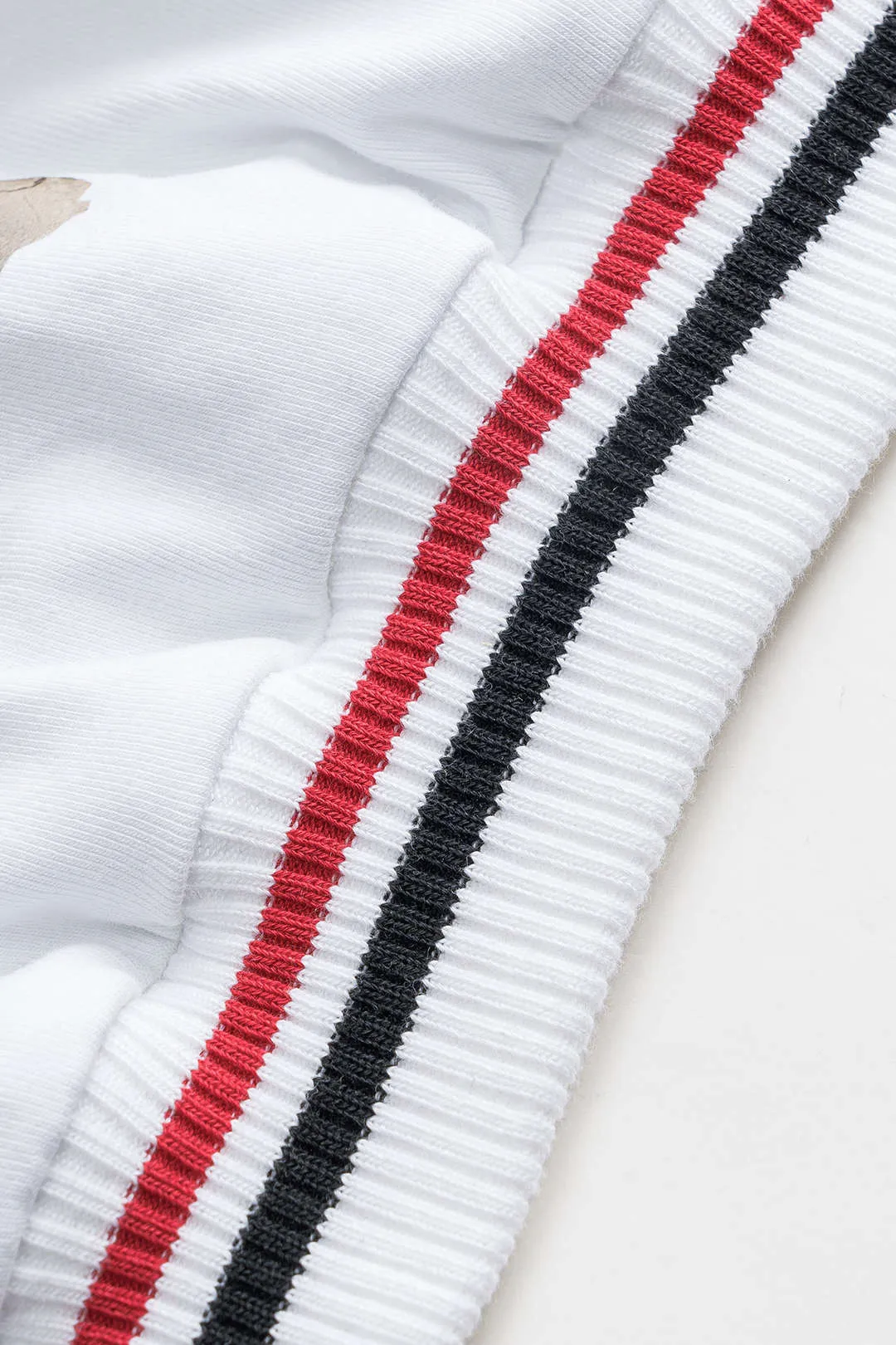 Plus størrelse retro abstrakt print patchwork rund hals ærmeløs t-shirt sold by Micas product image thumbnail 4