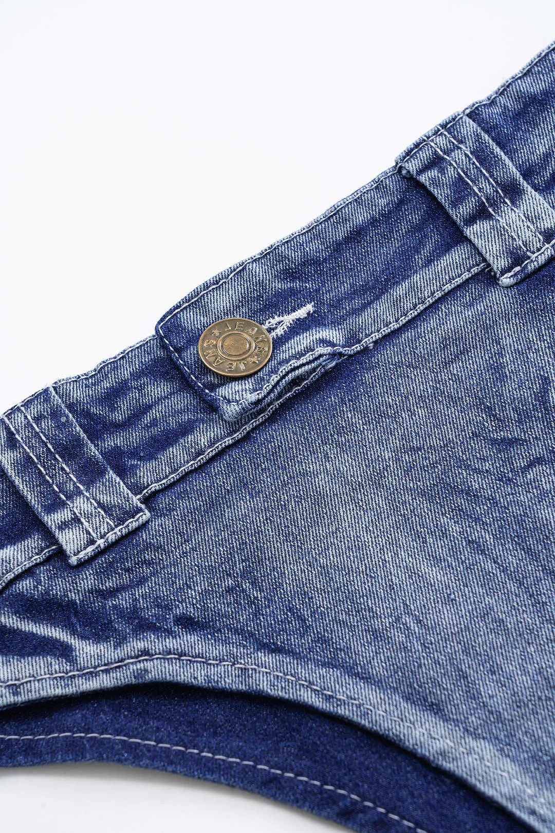 Denim tie knude bikini sæt sold by Micas product image thumbnail 4