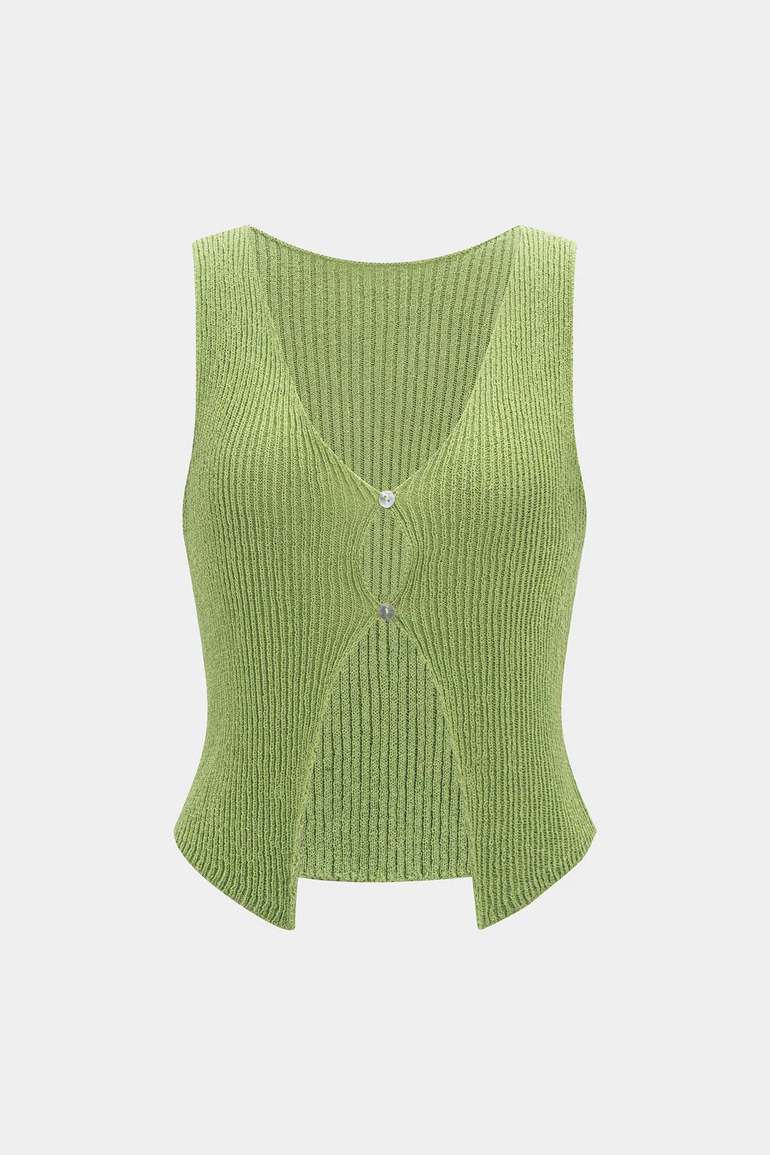 Solid strik tank top sold by Micas