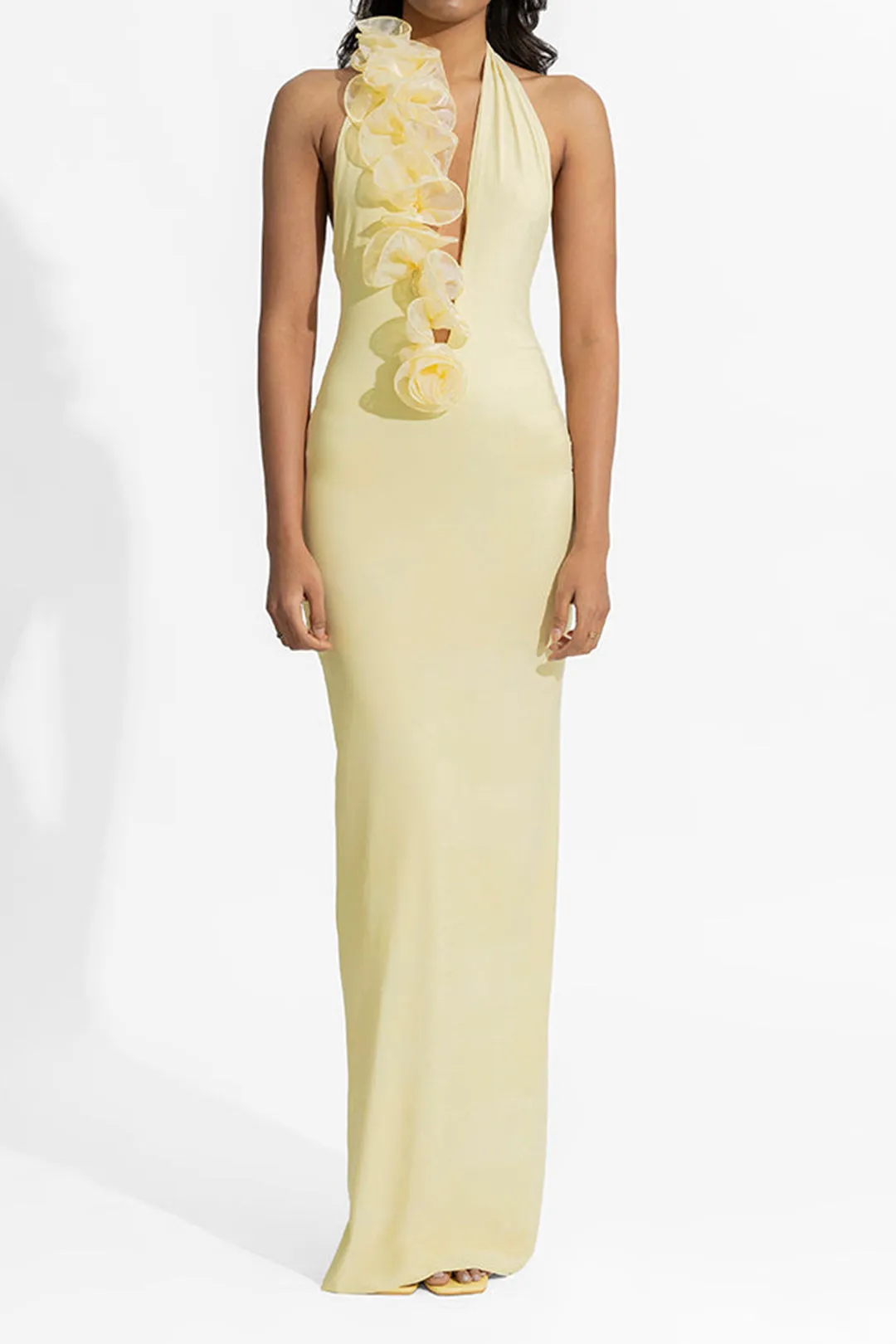 Halter hals rygfri ærmeløs maxi kjole sold by Micas product image thumbnail 2