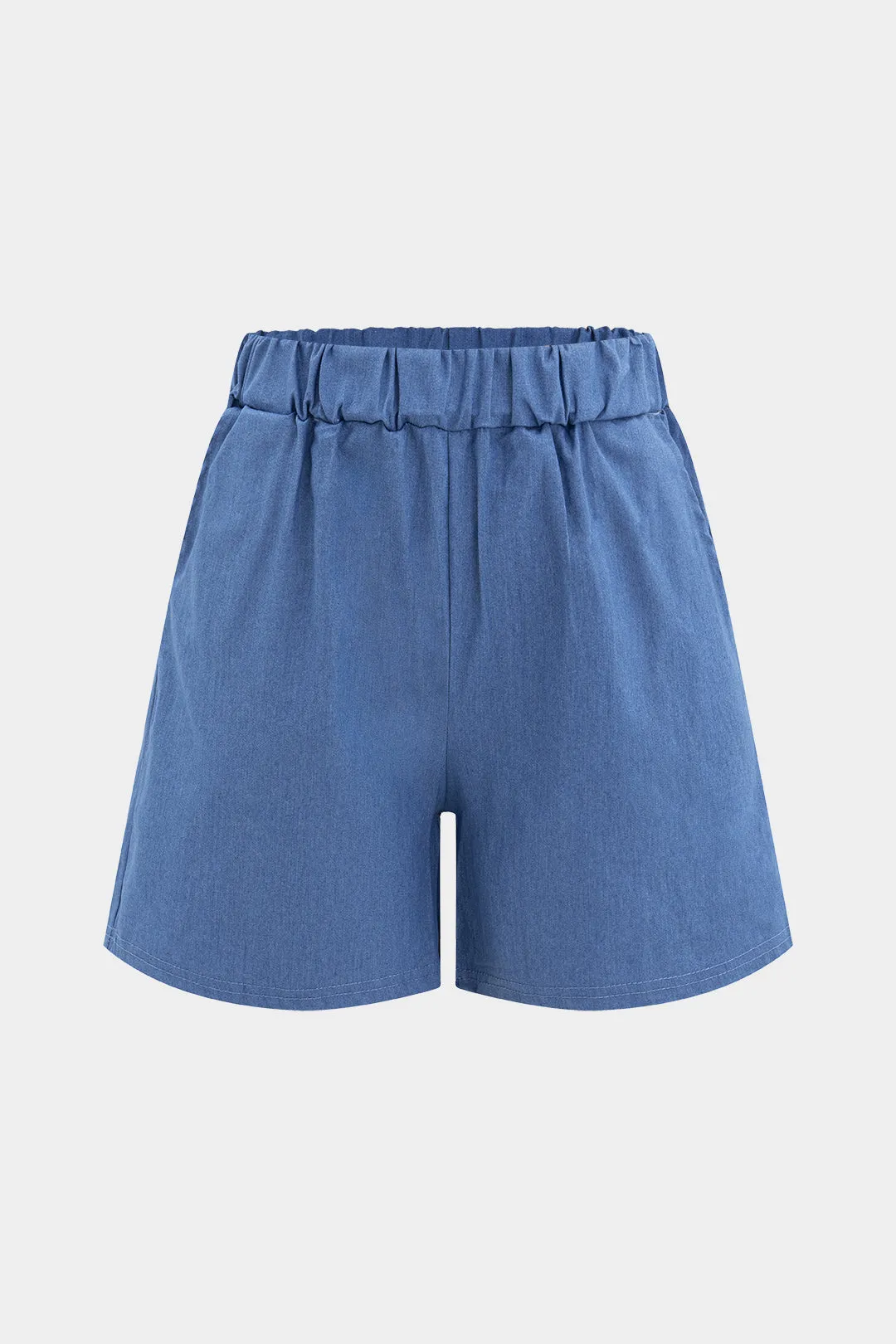 Hjerte abstrakt print top og ruched shorts satte sold by Micas product image thumbnail 5