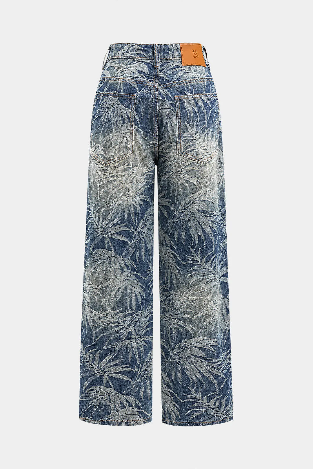 Jacquard denim lige ben jeans sold by Micas product image thumbnail 2