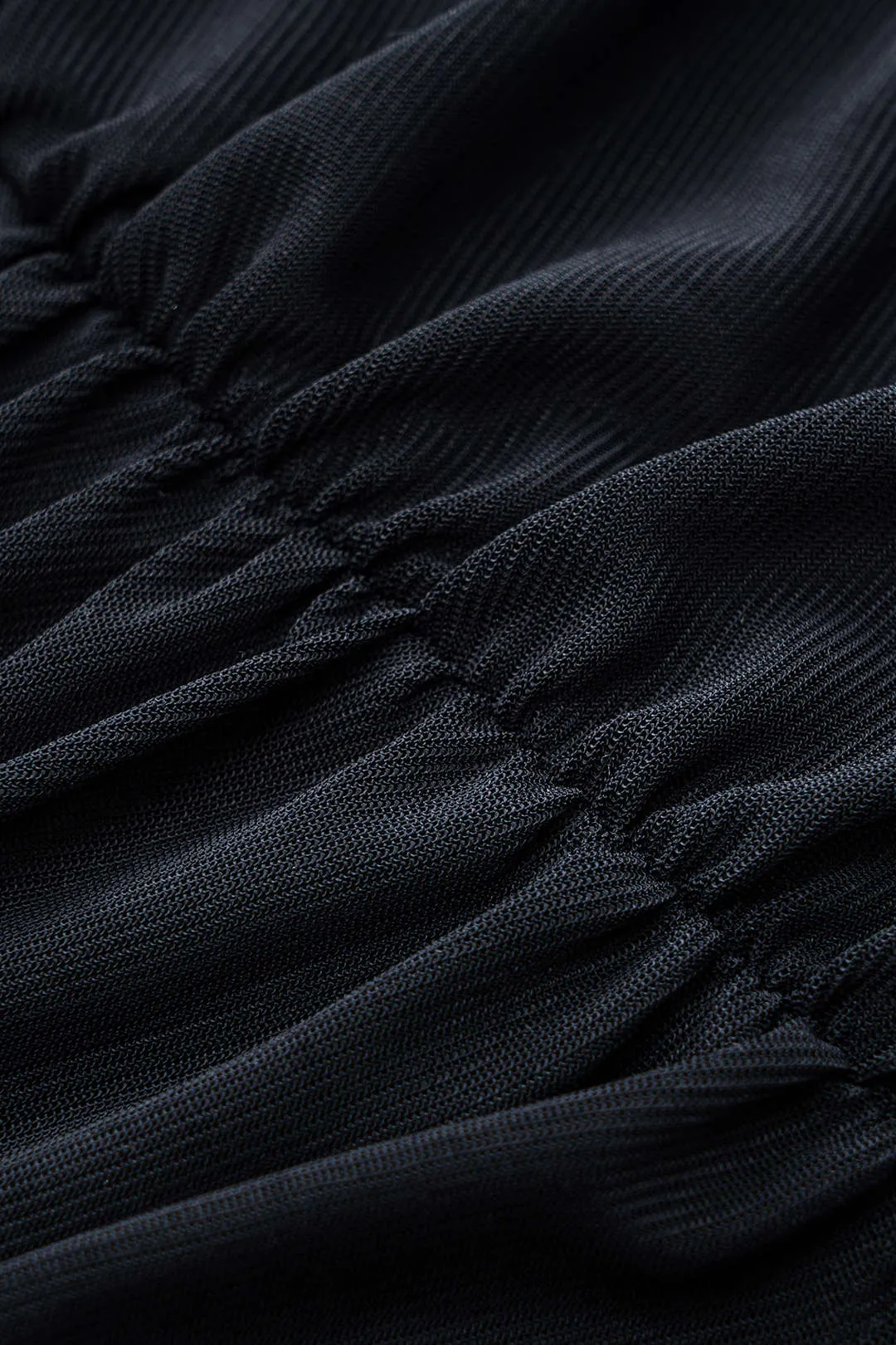 Mesh Off Shoulder Ruched Maxi Dress sold by Micas product image thumbnail 5