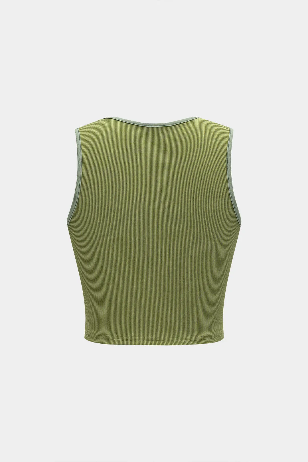 Syning af detaljer Ærmeløs V-hals tank top sold by Micas product image thumbnail 2
