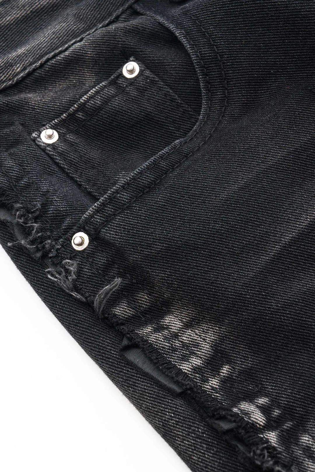 Denim falmede brede benlomme jeans sold by Micas product image thumbnail 3