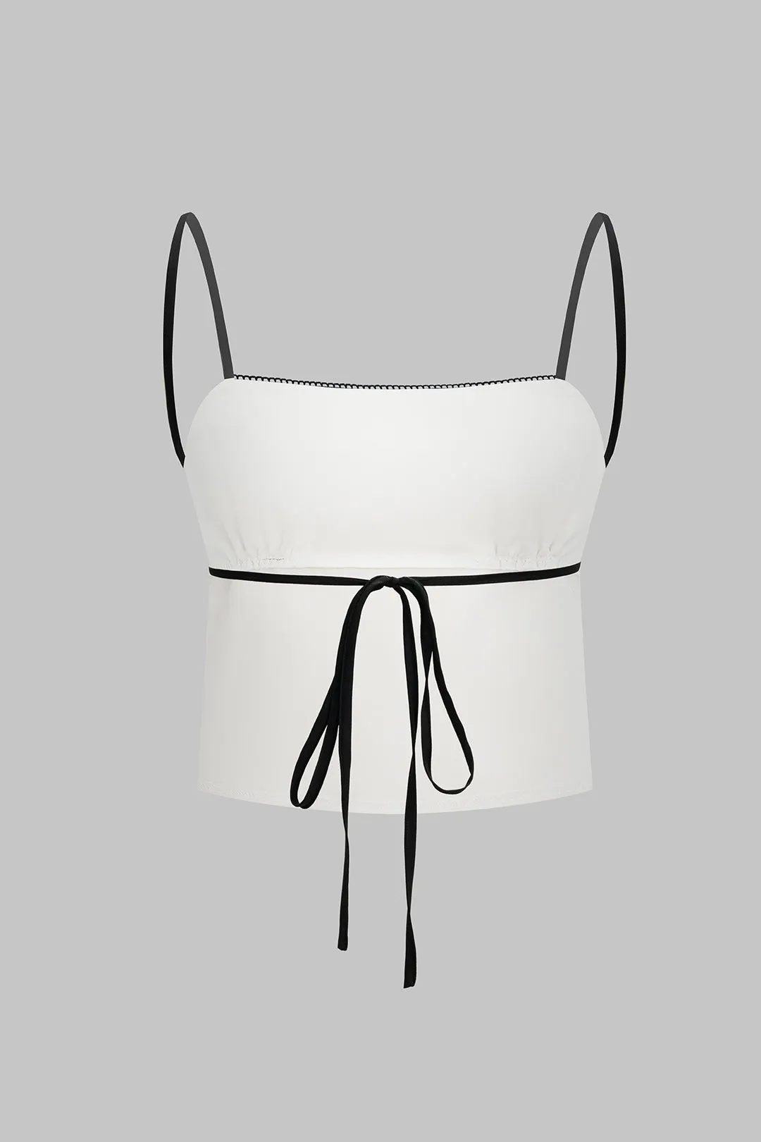 Satin slips tilbage bagfra cami top og spalte nederdel sæt sold by Micas product image thumbnail 3