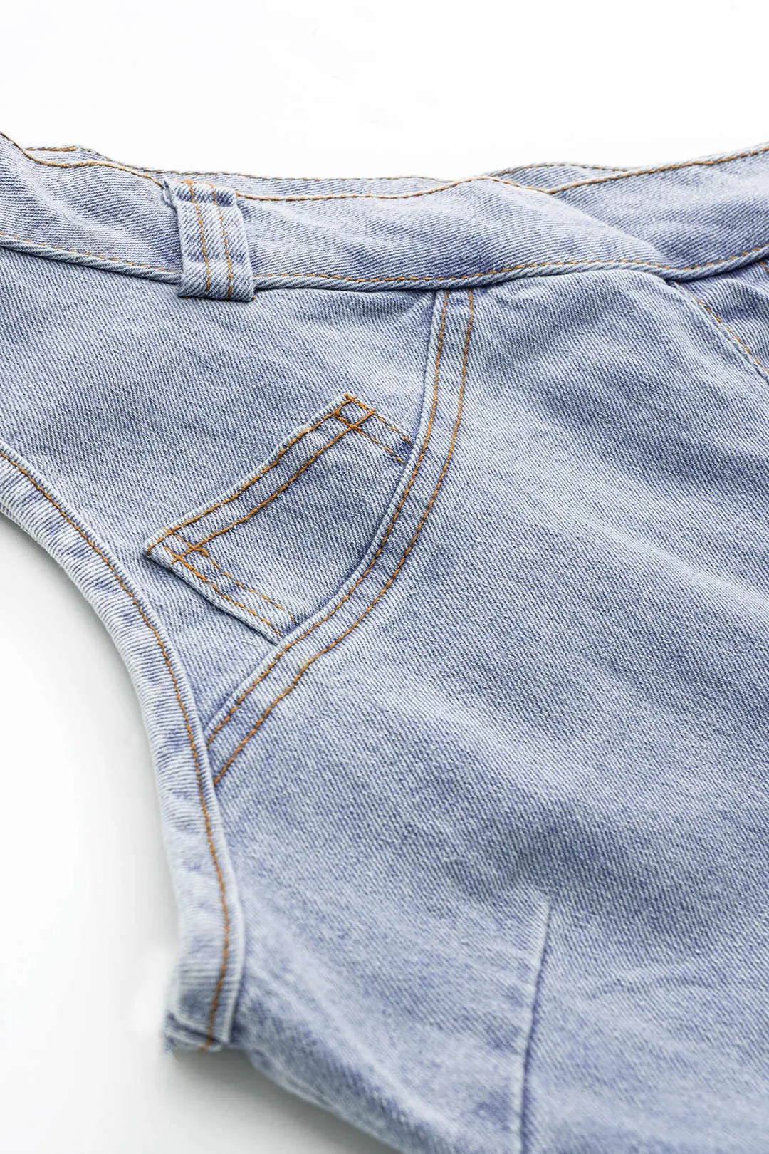 Denim lomme en skulder jumpsuit sold by Micas product image thumbnail 4