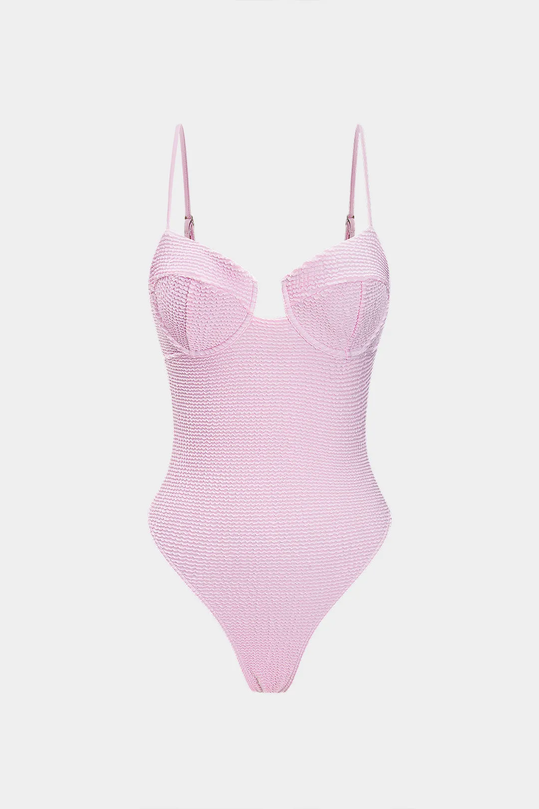 Rygfri ærmeløs plisseret slip bustier bodysuit sold by Micas product image thumbnail 2