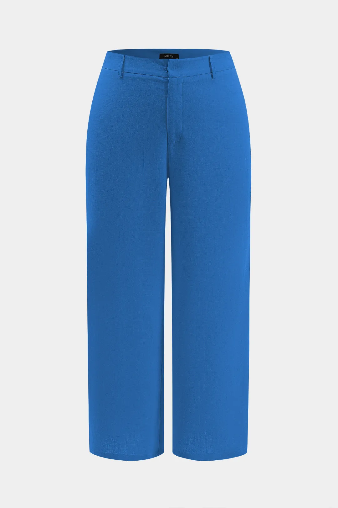 Plus Size Linen High Waist Trousers sold by Micas