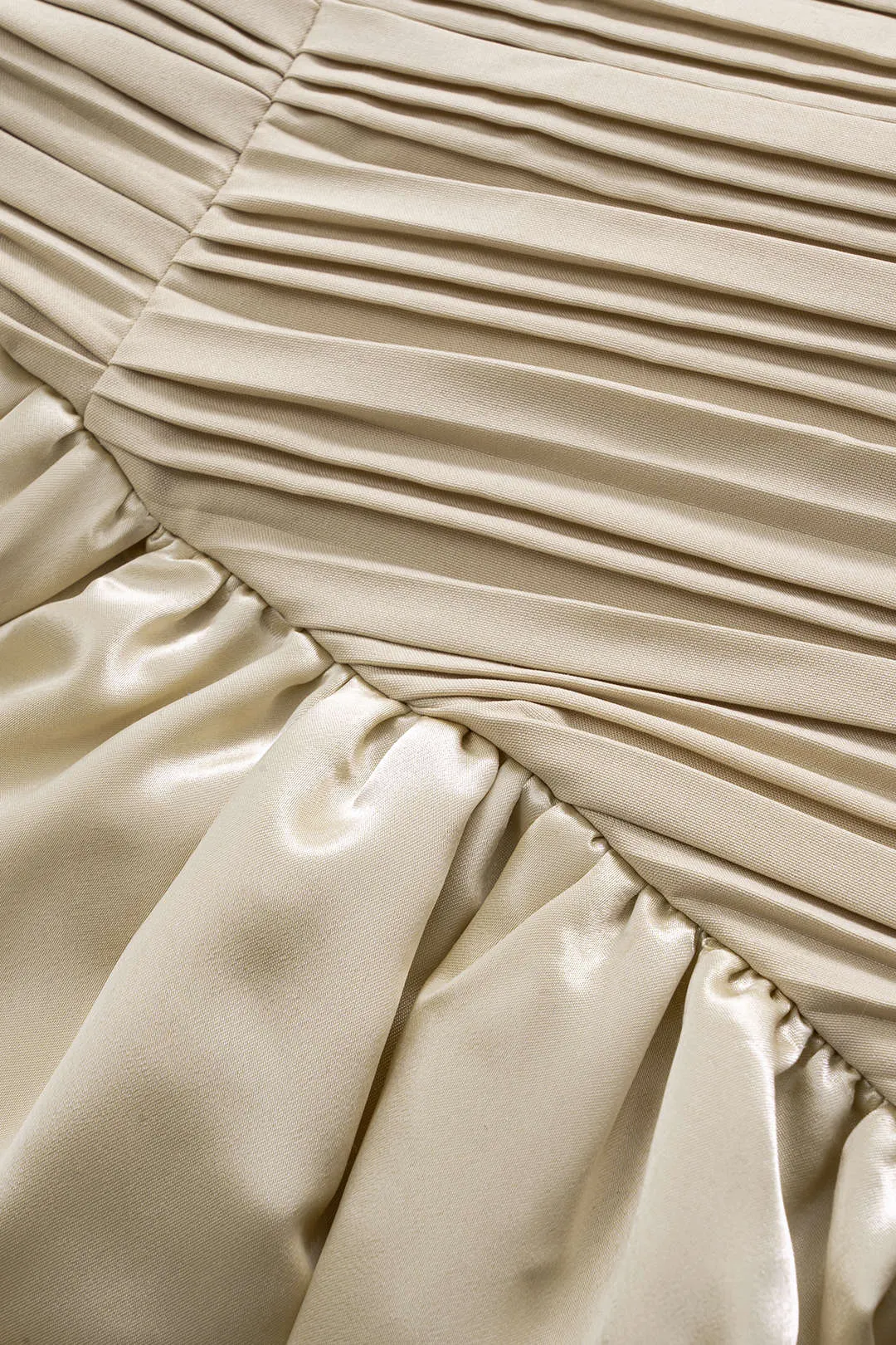 Satin plisseret slip ærmeløs mini kjole sold by Micas product image thumbnail 4