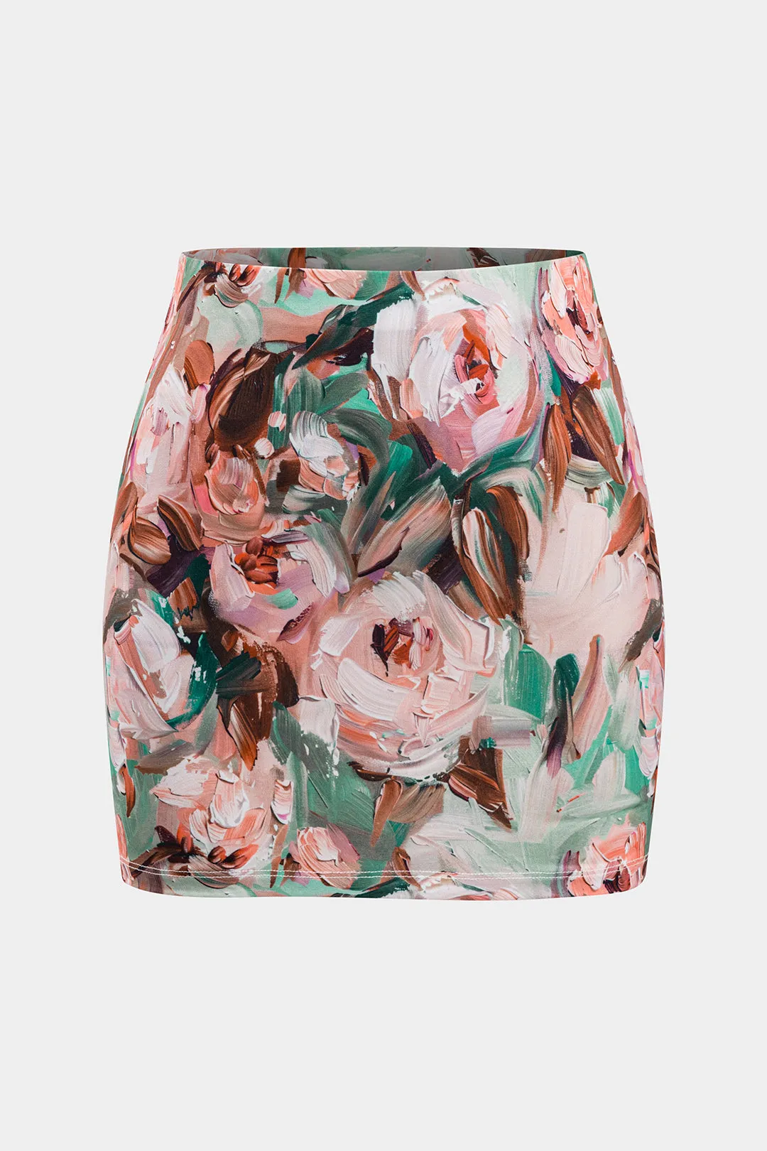 Blomstermønster cami top og nederdel sæt sold by Micas product image thumbnail 3