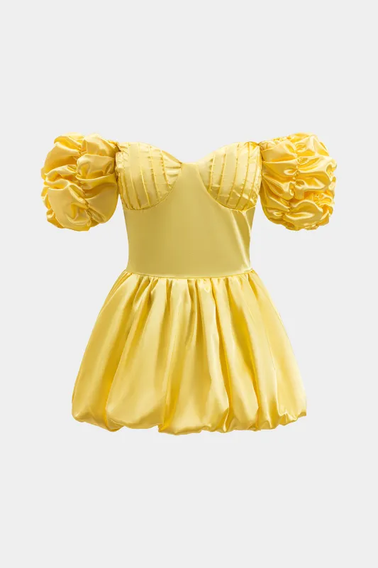 RUCHED KORT SEMME LYSIPPER BUSTIER MINI KLAVE sold by Micas
